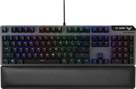 ASUS TUF Gaming K7 tipkovnica, optical-mech, linear, RGB, gaming, us hr