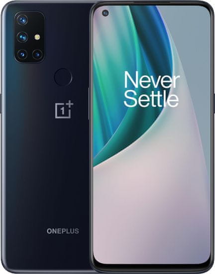 OnePlus Nord N10 5G mobilni telefon, 6GB/128GB, Midnight Ice