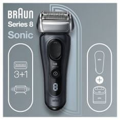 Braun Series 8 8453cc električni brijač, siva