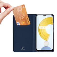 Dux Ducis Skin Pro preklopna kožna maska za Realme C21, crno