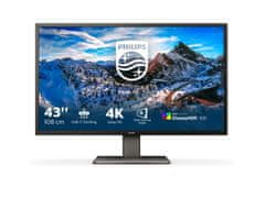 Philips 439P1 LED monitor, 108 cm, 4K Ultra HD, VA