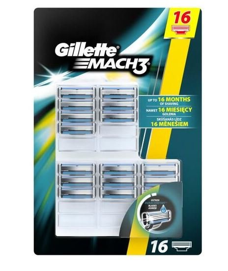 Gillette Gillete Match 3 nastavci za brijanje, 16 komada