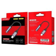 Kaku Audio Converter adapter Lightning / 3.5mm mini jack, crno