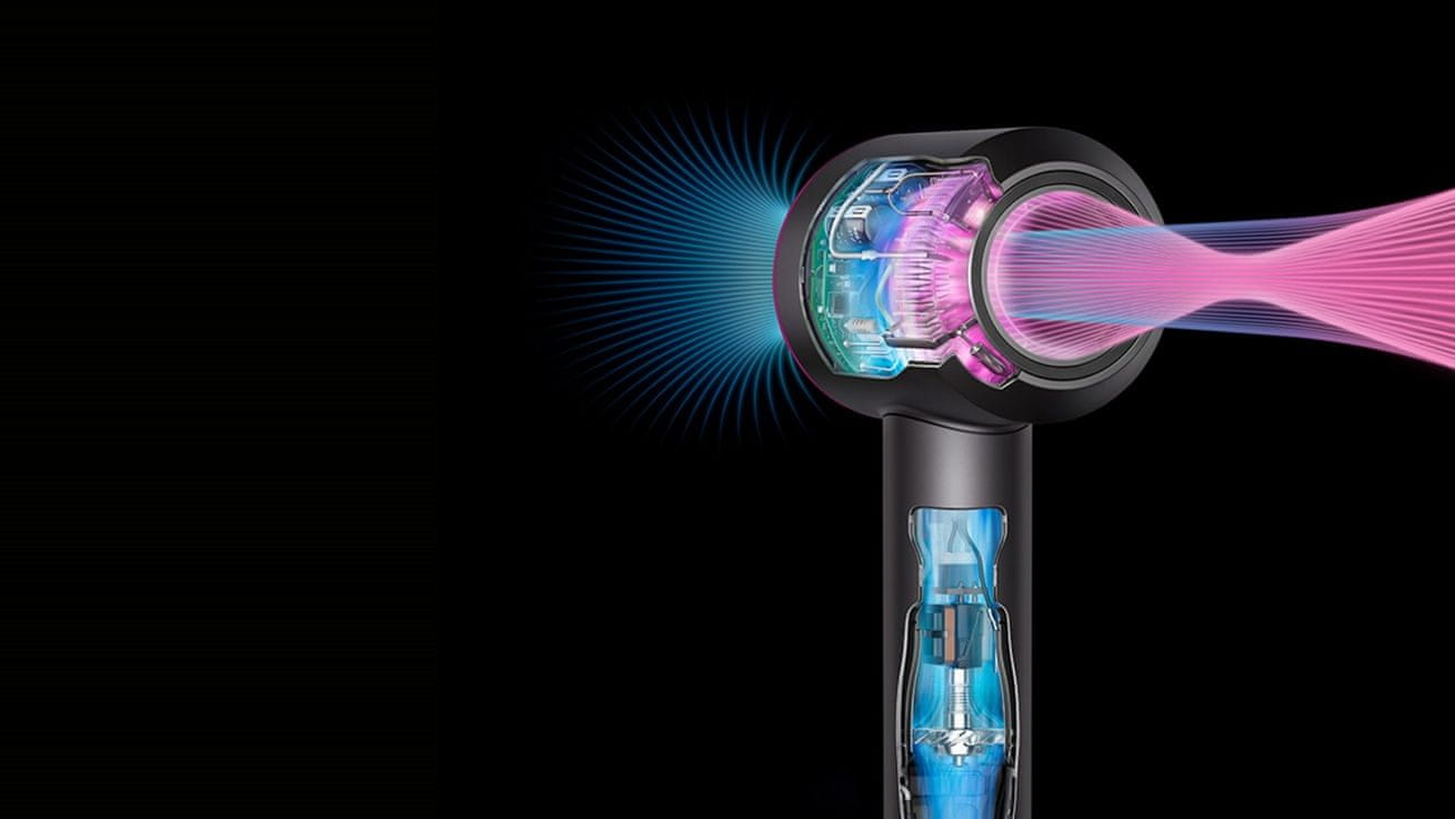 Dyson Supersonic HD07, crno/sivo 