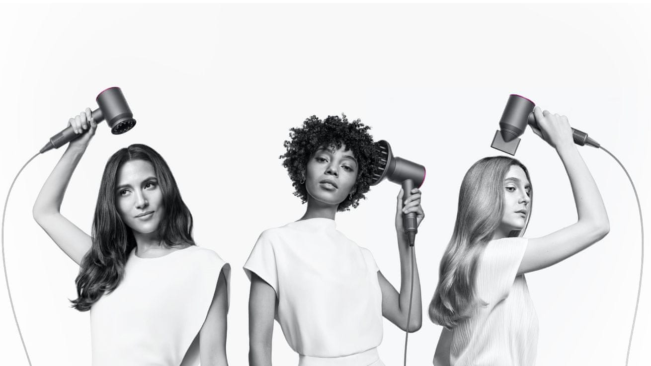 Dyson Supersonic HD07 crno / sivo 
