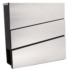 XLtools Poštanski sandučić crni + inox 2