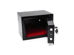GEKO Sigurnosni digitalni elektronički sef 170x230x170mm - crni