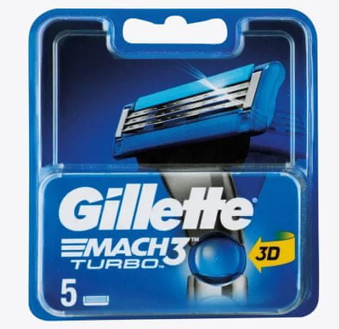 Gillette Mach3 Turbo 3D nastavak za brijanje, 5/1