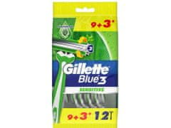 Gillette Blue3 Sensitive britvica za jednokratnu upotrebu, 12/1