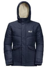 Jack Wolfskin 1609101_2210 Snow Fox Jacket dječja zimska jakna, tamno plava, 152