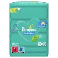 Pampers XXL Fresh Clean hidratantne maramice, 4x80 komada