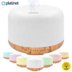 Platinet PDLAD12W ovlaživač zraka i raspršivač eteričnog ulja, USB, LED rasvjeta, bijela