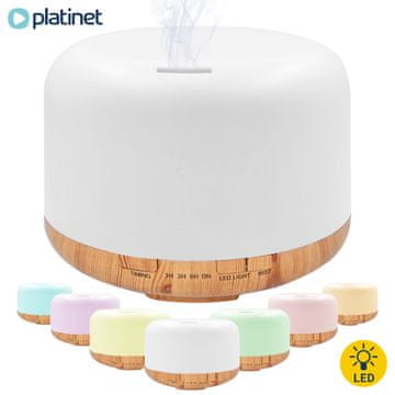 Platinet PDLAD12W ovlaživač zraka i raspršivač eteričnog ulja, USB, LED rasvjeta, bijela