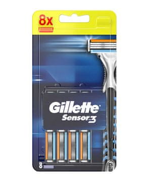 Gillette Sensor3 komplet glava za brijanje, 8/1