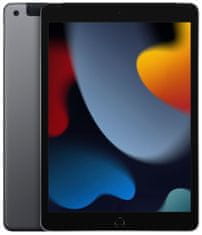 Apple iPad 2021 tablet, 25,9 cm (10,2), Wi-Fi + Cellular, 64 GB, Space Gray (MK473HC/A)