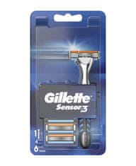 Gillette Sensor3 brijač i 6 nastavaka za brijanje