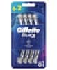 Gillette Blue 3 set britvica za jednokratnu upotrebu, 6+2