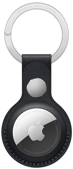 Apple AirTag Leather Key Ring privjesak za ključeve, Midnight (MMF93ZM/A)
