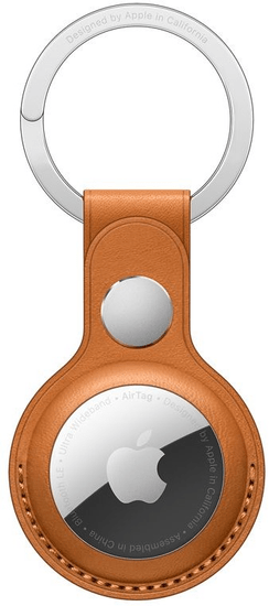 Apple AirTag Leather Key Ring privjesak za ključeve, Golden Brown (MMFA3ZM/A)
