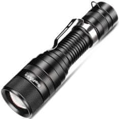 Superfire F5 LED baterijska svjetiljka 1100lm, crno