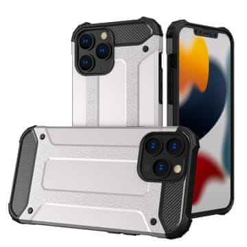 Armor Hybrid Armor Robusna Futrola za iPhone 13 Pro - Srebrna