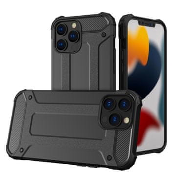 HURTEL Hybrid Armor maska za iPhone 13 Pro Max, crna
