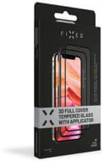 FIXED Zaštitno kaljano staklo 3D s punim poklopcem s aplikatorom Apple iPhone 13/13 Pro, crno (FIXG3DA-723-BK)
