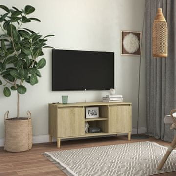 Vidaxl TV ormarić, drvene noge, hrast sonoma, 103,5 x 35 x 50 cm