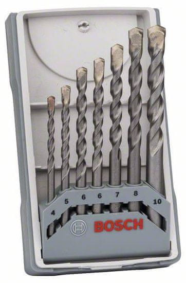 Bosch 7-dijelni set bušilica za beton CYL-3, 4/5/6/6/7/8/10 mm (2607017082)