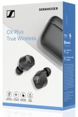Sennheiser CX Plus True Wireless ANC slušalice, crne