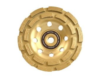 GEKO Dijamantna ploča za brušenje betona 125 mm dvoredna M14