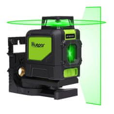 Huepar 360 stupnjeva GREEN rotacijski laser s 5 linija - nivelira