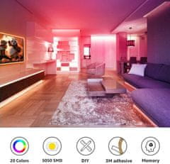 Lepro Set LED trake 5m s promjenom boje IP20 RGB
