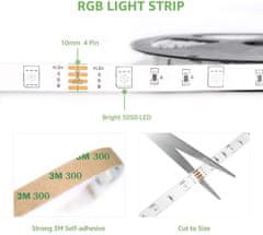 Lepro Set LED trake 5m s promjenom boje IP20 RGB