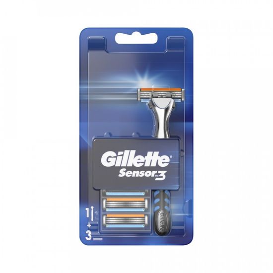 Gillette Sensor3 aparat za brijanje i rezervna glava, 4/1