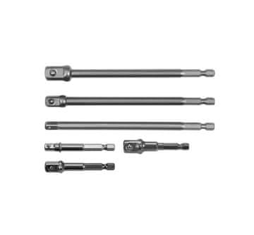 Silver Tools HEX adapter s vijkom 1/4 3/8 1/2 - 15 cm