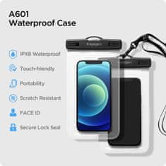 Spigen A601 vodootporna torbica , 2-pack, proziran