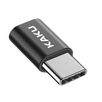 Kaku adapter USB-C / Micro USB, crno