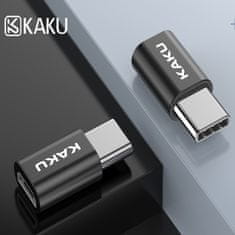 Kaku adapter USB-C / Micro USB, crno