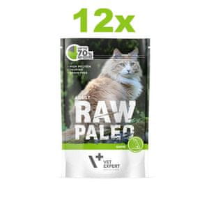 Vet Expert Raw Paleo Adult vlažna hrana za mačke, divljač, 12 x 100 g