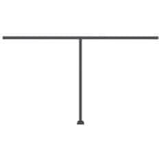 Vidaxl Samostojeća tenda na ručno uvlačenje 400x350cm narančasto-smeđa