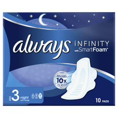 Always Infinity Night Wing ulošci, 10 komada