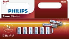 Philips Power Alkaline Blister baterije, AA, 12 Komada