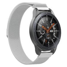BStrap Milanese remen za Huawei Watch GT/GT2 46mm, silver