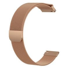 BStrap Milanese remen za Garmin Vivoactive 4, rose gold