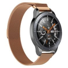 BStrap Milanese remen za Garmin Vivoactive 4, rose gold