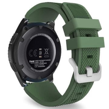 BStrap Silicone Sport remen za Huawei Watch GT 42mm, dark green