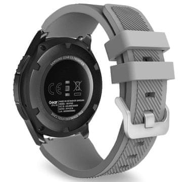 BStrap Silicone Sport remen za Huawei Watch GT/GT2 46mm, gray