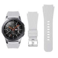 BStrap Silicone Davis remen za Garmin Vivoactive 4, white