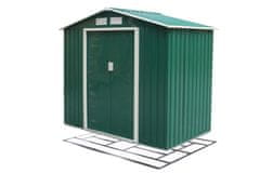 IWHOME Vrtna kućica ARES A 2,71 m² zelena s podnom konstrukcijom